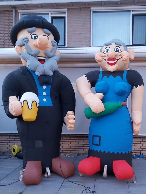 Abraham L Cartoon 3,2 meter - Afbeelding 2