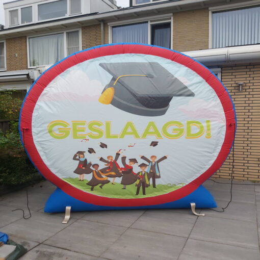 Verkeersbord met banner Geslaagd - Afbeelding 2