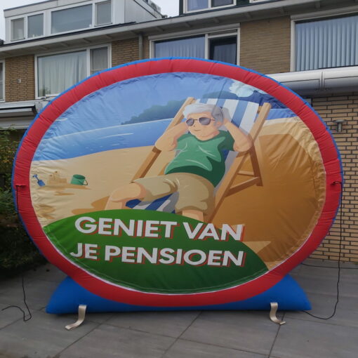 Verkeersbord met banner Pensioen - Afbeelding 4