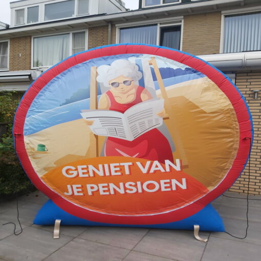 Verkeersbord met banner Pensioen - Afbeelding 3